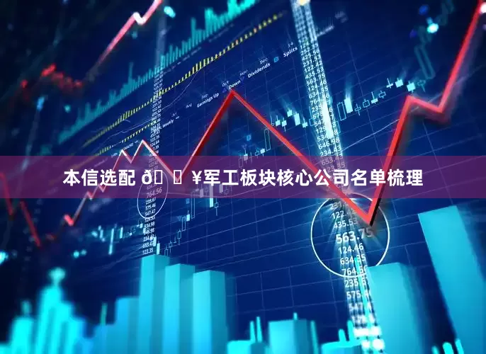 本信选配 🔥军工板块核心公司名单梳理